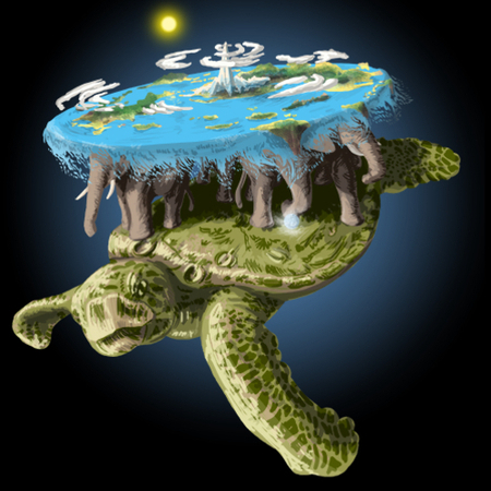 Discworld on its turtle